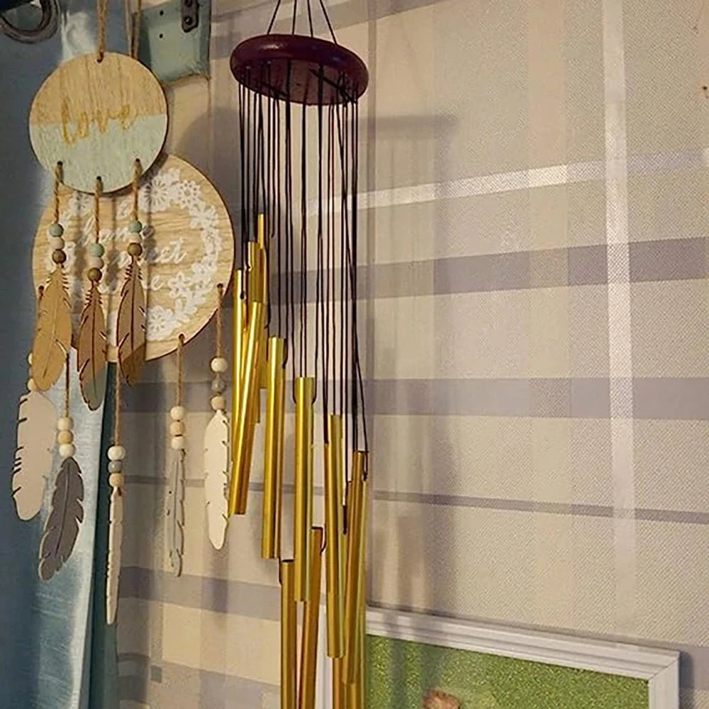 1piece 12 Tubes Aluminum Alloy Wind Chimes with Hook