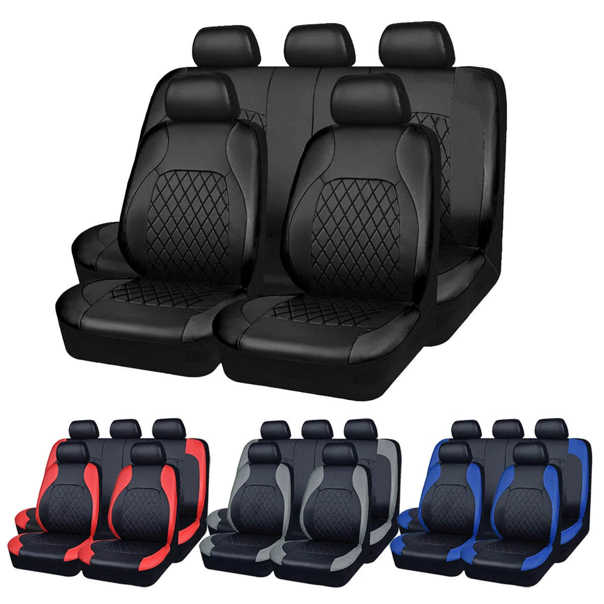 All Season Quited PU Leather Car Seat Cover