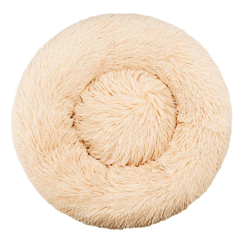 Round Dog Bed Winter Warm Cat Bed