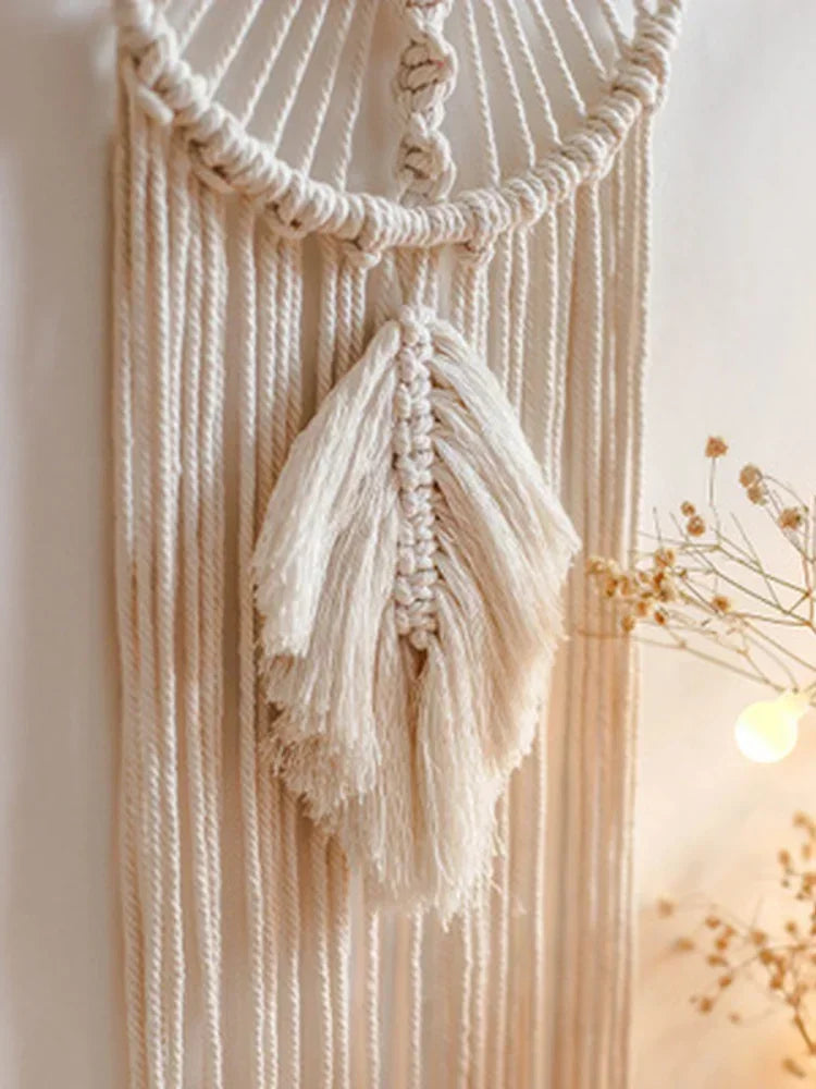 New Macrame Dream Catcher Nordic Wall Tapestry