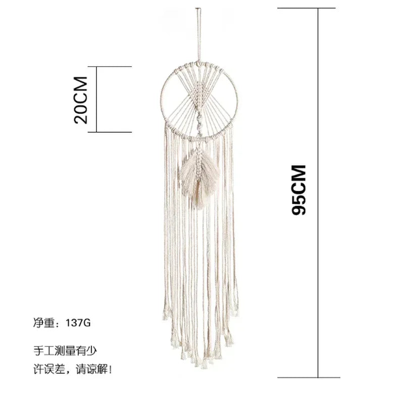 New Macrame Dream Catcher Nordic Wall Tapestry