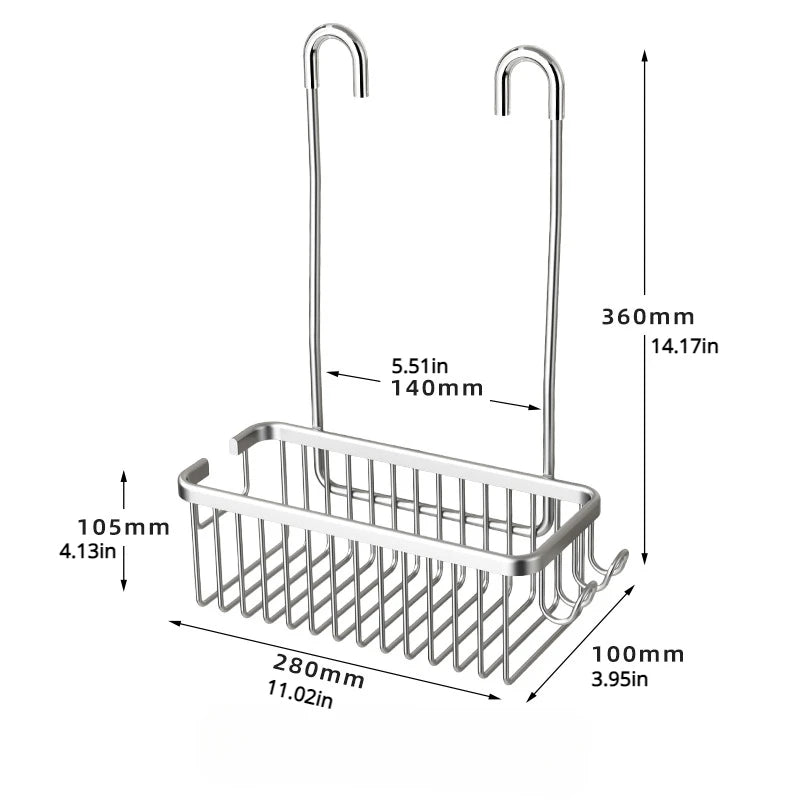 Convenient Toilet Shower Rack
