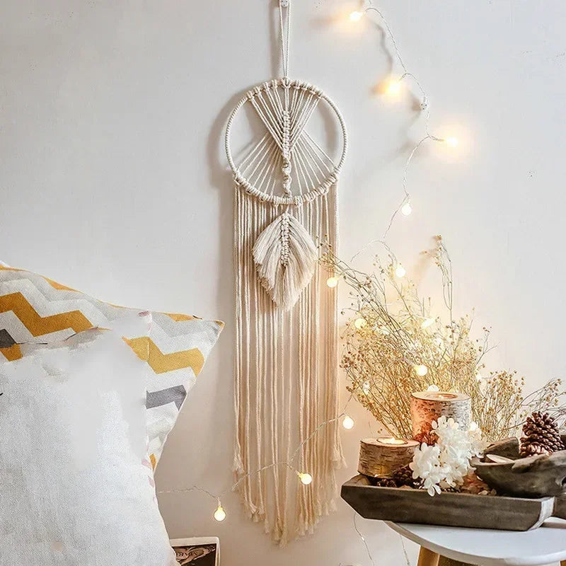 New Macrame Dream Catcher Nordic Wall Tapestry