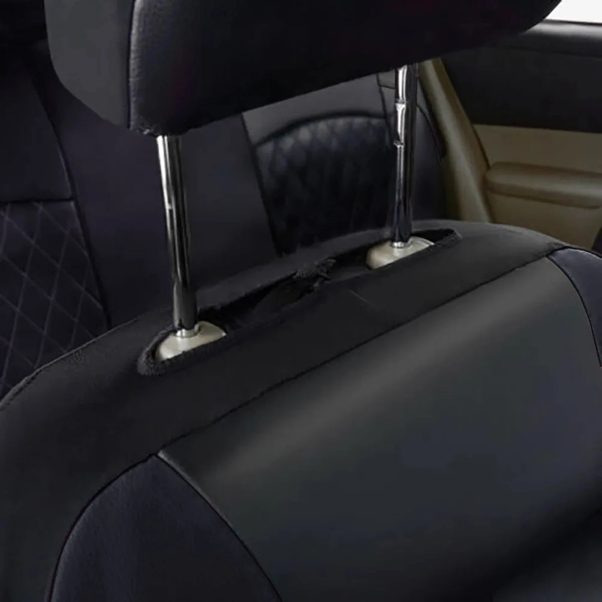 All Season Quited PU Leather Car Seat Cover