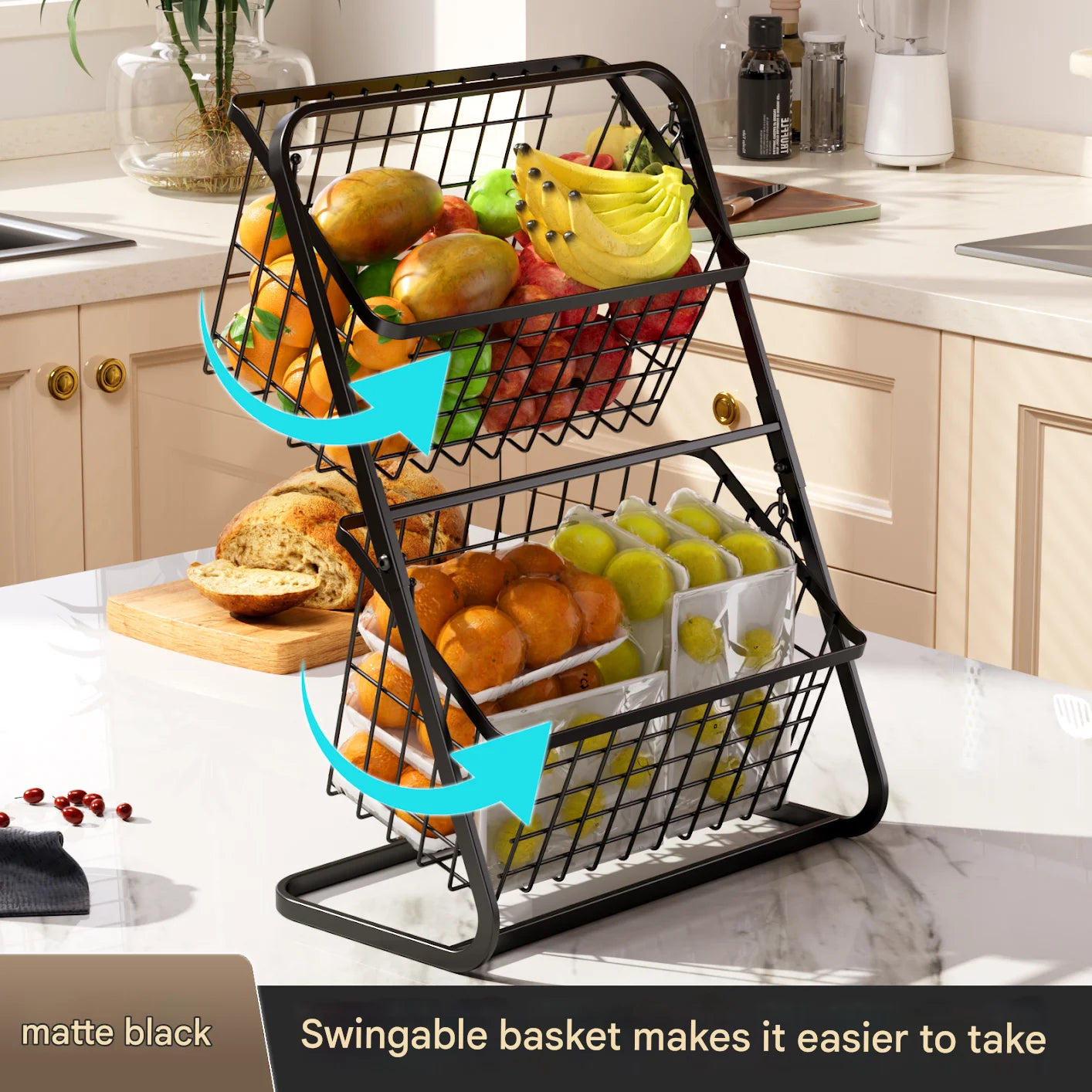 Kitchen Vegetable Storage Shelf