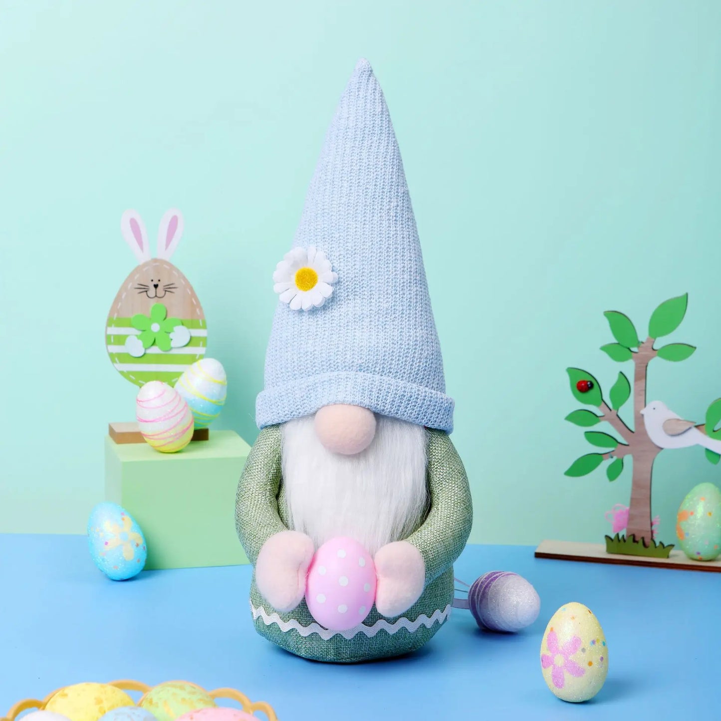 Handmade Gnome Faceless Plush Doll