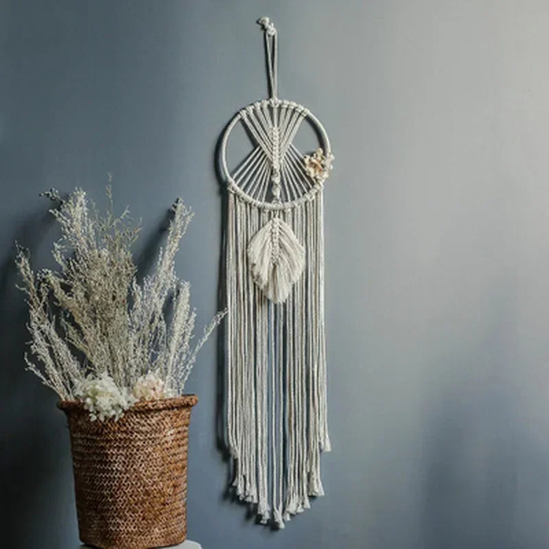 New Macrame Dream Catcher Nordic Wall Tapestry
