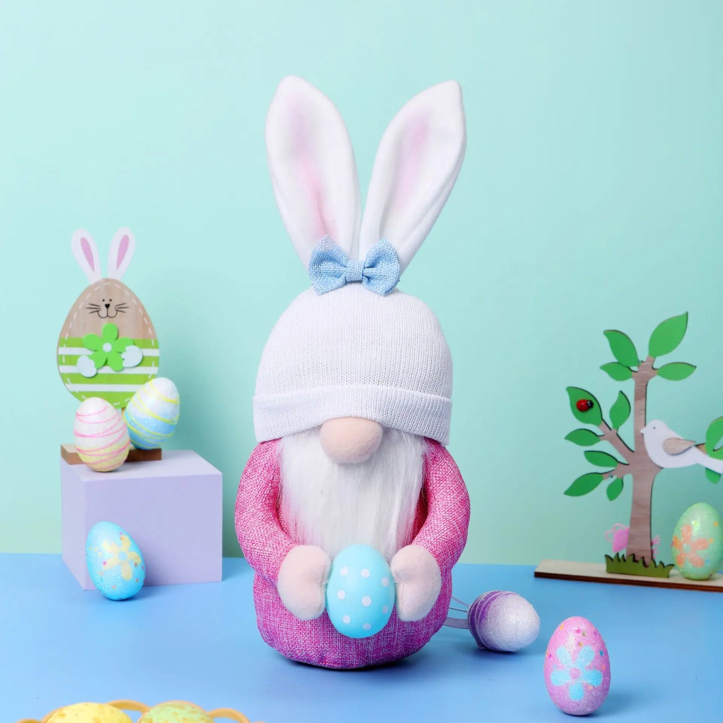 Handmade Gnome Faceless Plush Doll