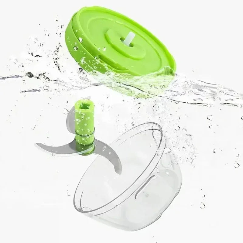Food Shredder Processor Mini Manual Rope Garlic Cutter