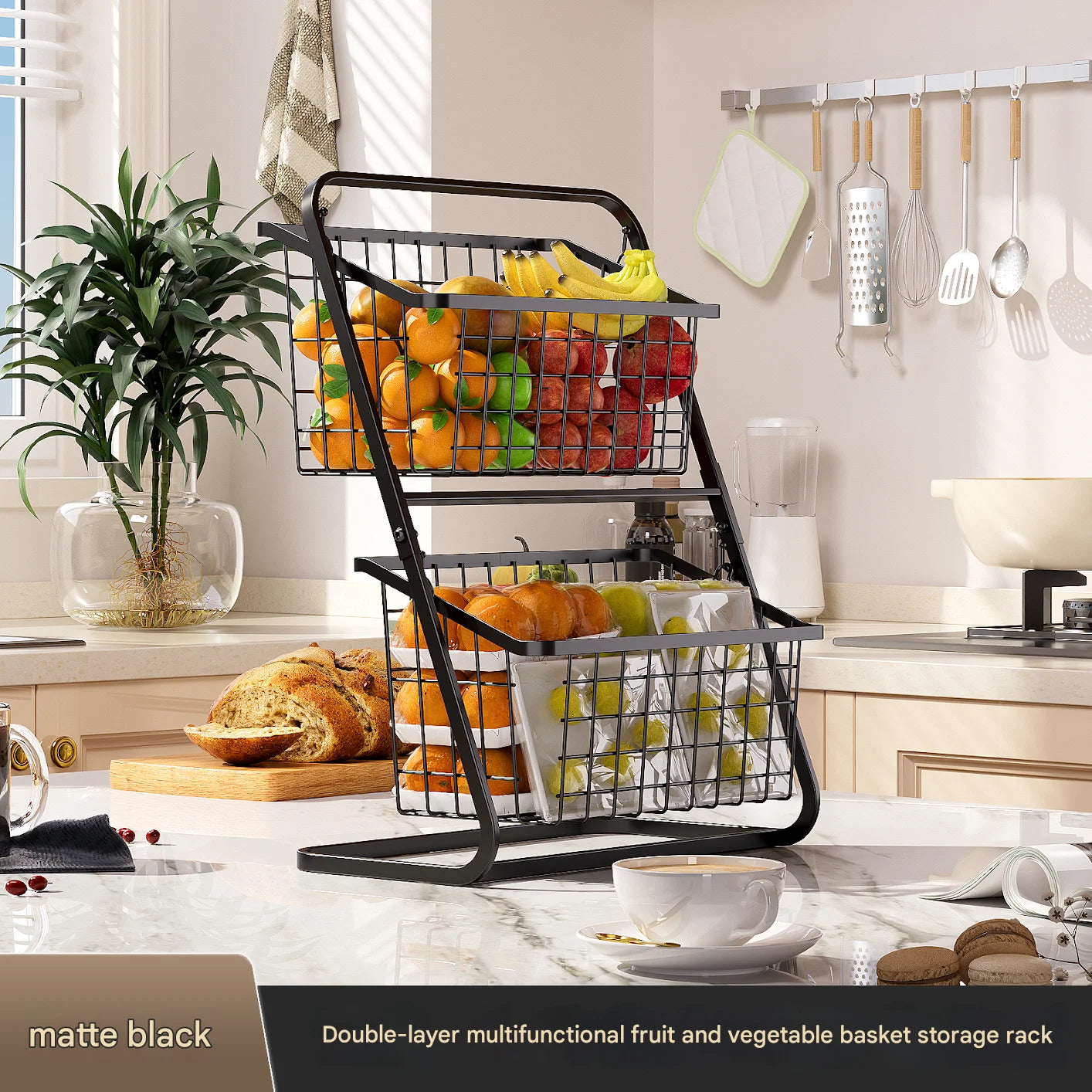 Kitchen Vegetable Storage Shelf