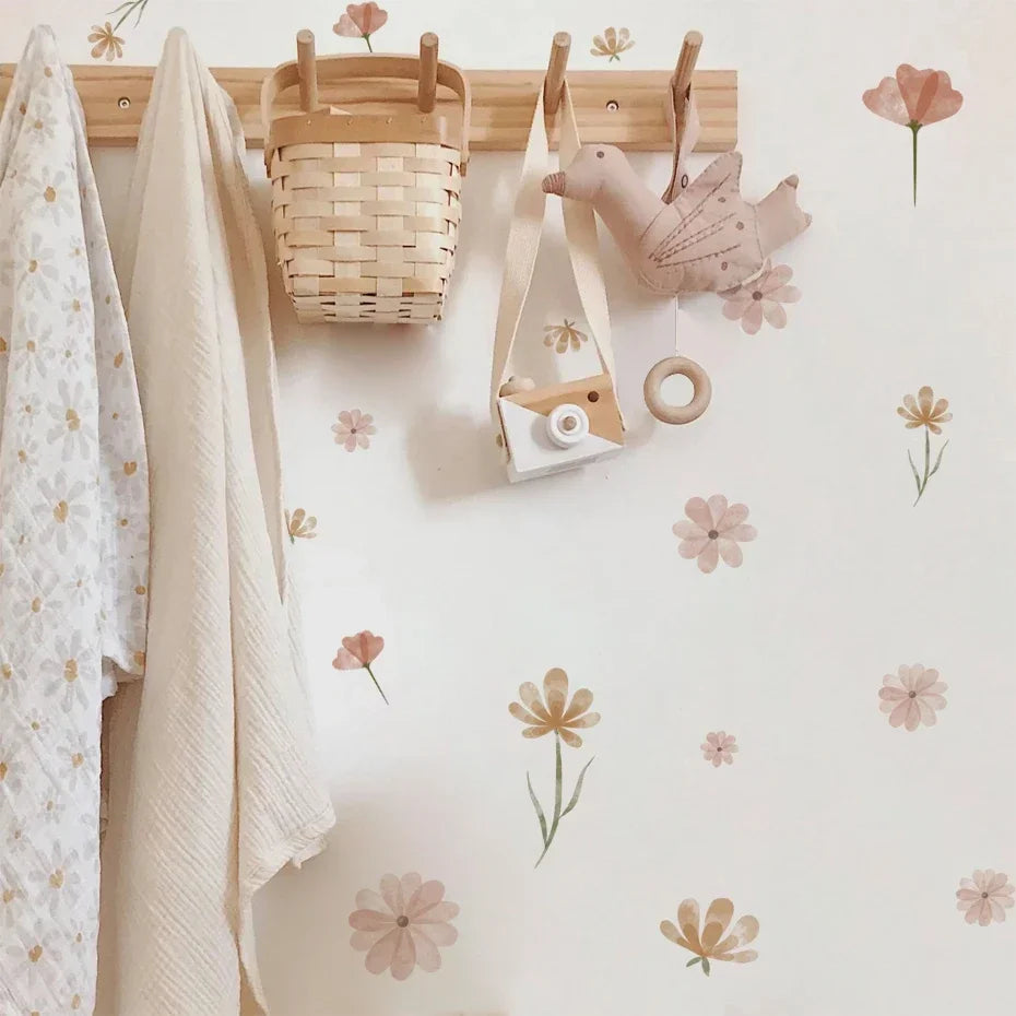 Boho Flowers Wall Stickers