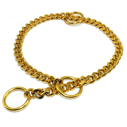 Dog Chain Collar Stainless Steel Dogs Slip Collars