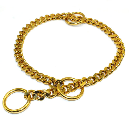 Dog Chain Collar Stainless Steel Dogs Slip Collars