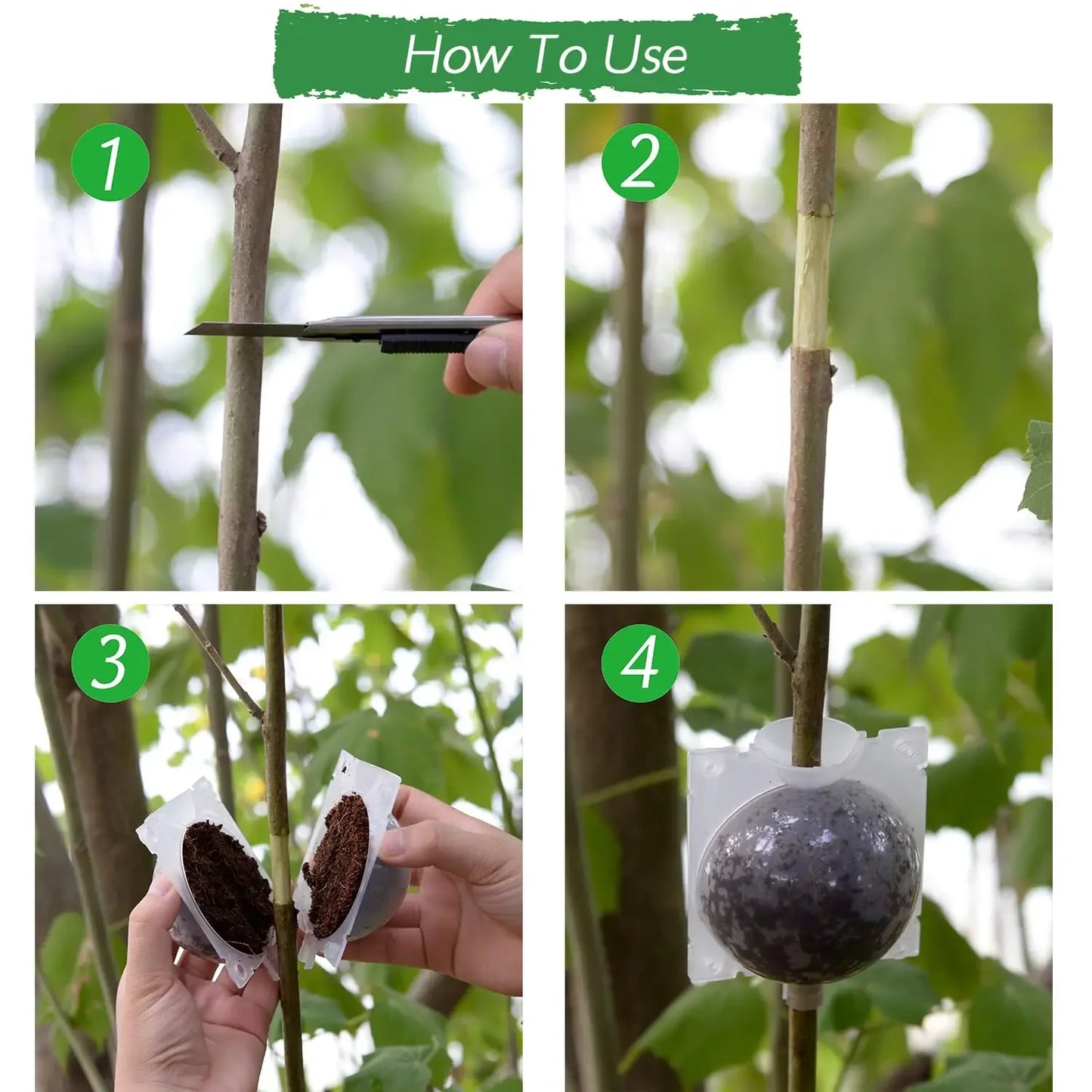 Plant Rooting Ball High Pressure Graft Breeding Case