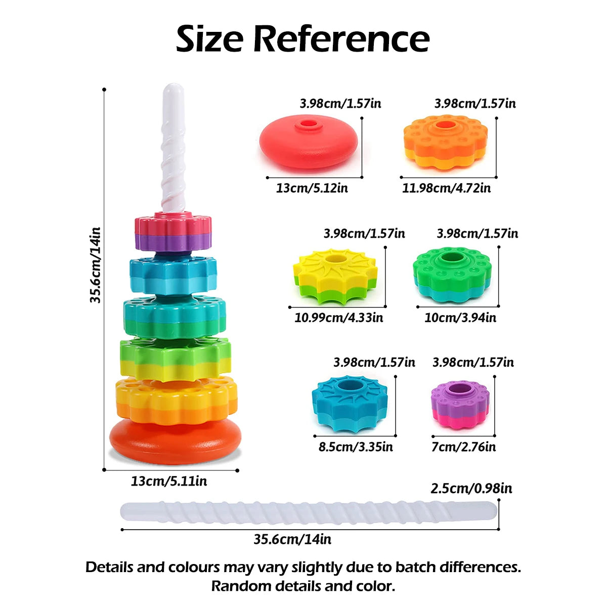 Rotating Rainbow Tower