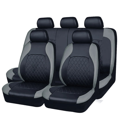 All Season Quited PU Leather Car Seat Cover