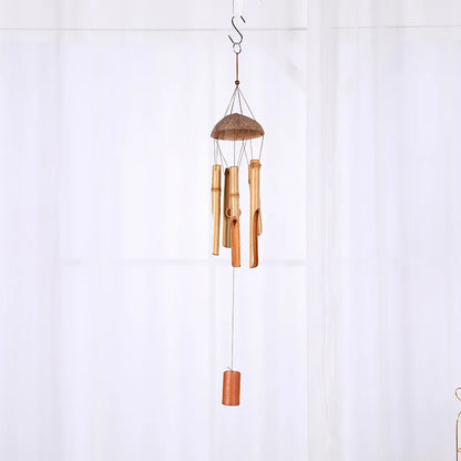 72Centimeter Bamboo Wind Chime Coconut shell