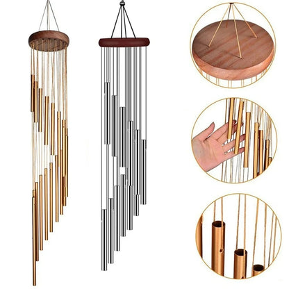1piece 12 Tubes Aluminum Alloy Wind Chimes with Hook