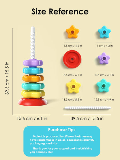 Rotating Rainbow Tower