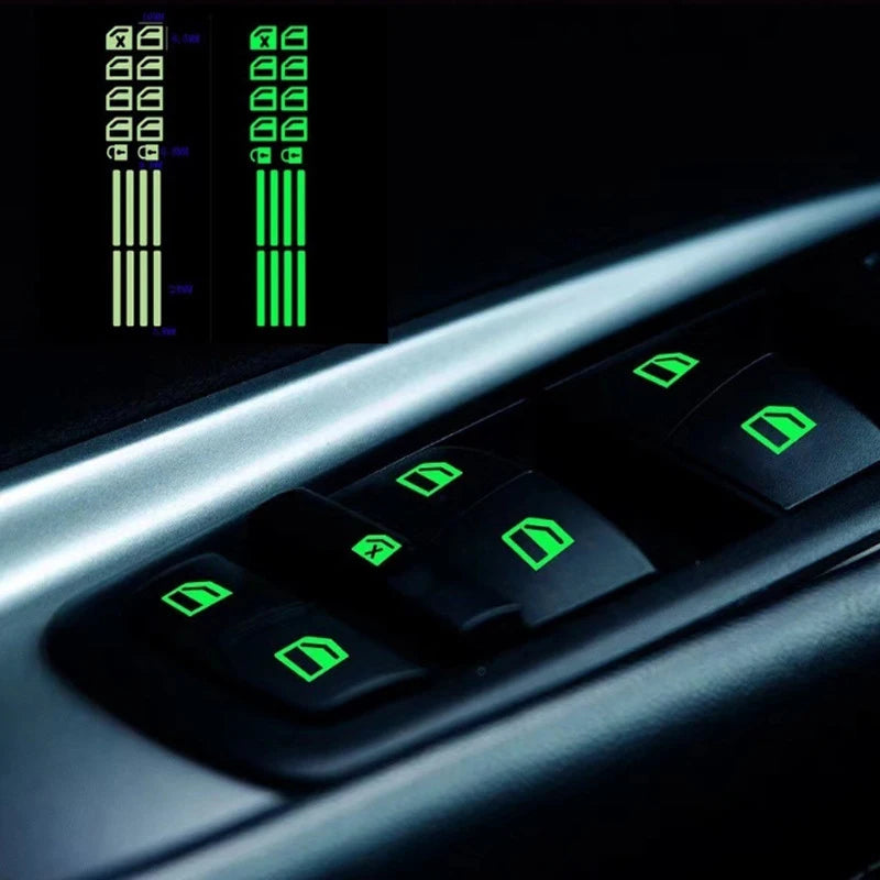 Automotive Interior Button Stickers