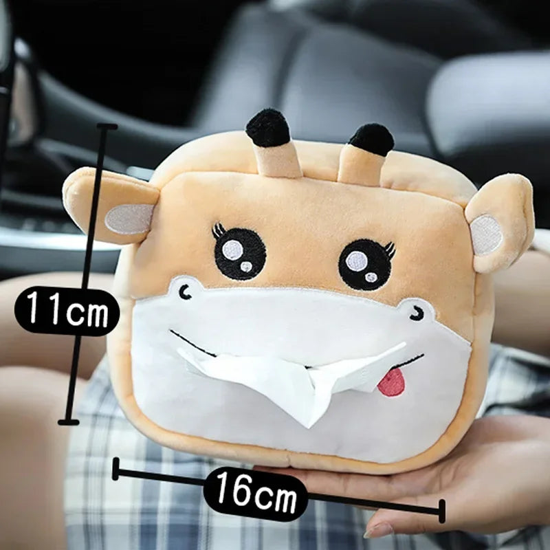 Cartoon Animals Car Paper Boxes