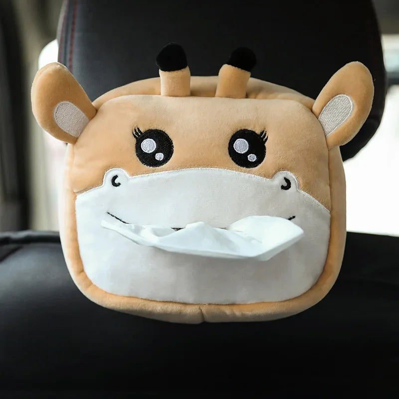 Cartoon Animals Car Paper Boxes