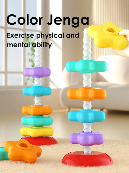 Rotating Rainbow Tower