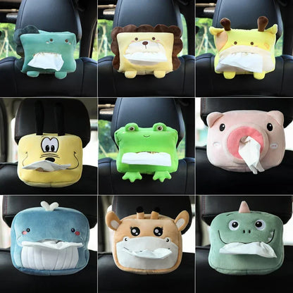 Cartoon Animals Car Paper Boxes