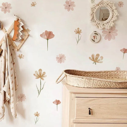 Boho Flowers Wall Stickers