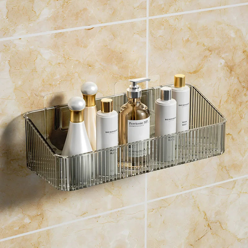 Corner Wall Mounted Cosmetics Storage Rack