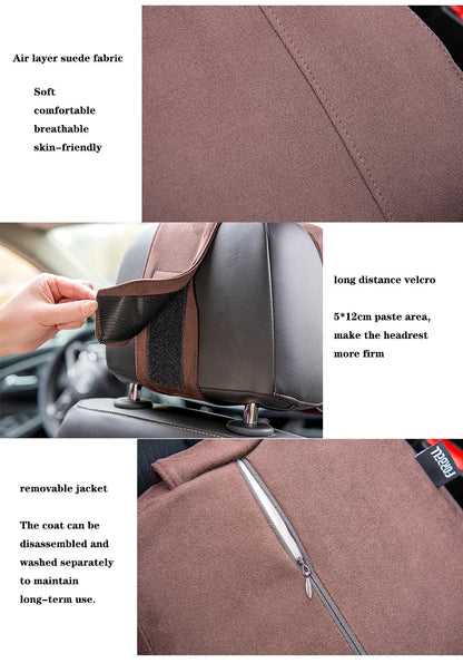 Memory Foam Car Neck Pillow With Washable Pillow Case
