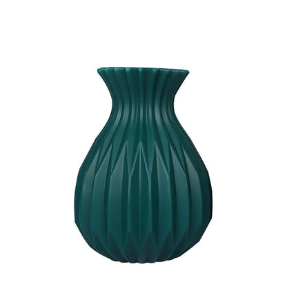 Nordic White Plastic Flower Vase