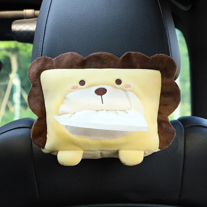 Cartoon Animals Car Paper Boxes