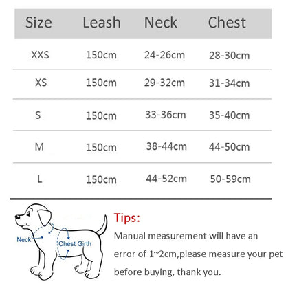 Cat Harness Leash Set Adjustable Dog Cat Collar