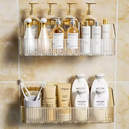 Corner Wall Mounted Cosmetics Storage Rack